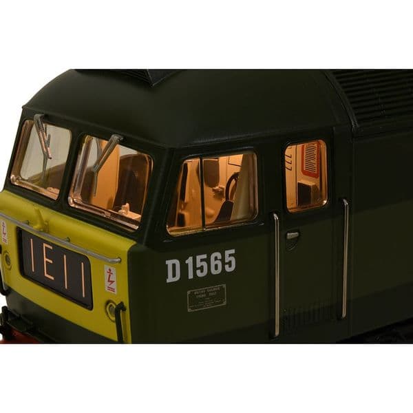 Bachmann 35-410 Class 47/0 D1565 BR Two-Tone Green (Small Yellow Panels), OO Gauge